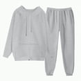 thumbnail image 2 of Towmus Sweatsuits for Women Set 2 Piece Outfits for Womens Jogging Suit Casual Long Sleeve Full Zipper Hoodied Sweatshirt Pants Sets with Pockets, 2 of 6