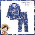 thumbnail image 1 of Conjunto de pijama con estampado de Sanrios para niños, cárdigan bonito de dibujos animados, My Melody, Kuromi, Pochacco, ropa Kawaii de manga larga, regalo para niños, 1 of 4