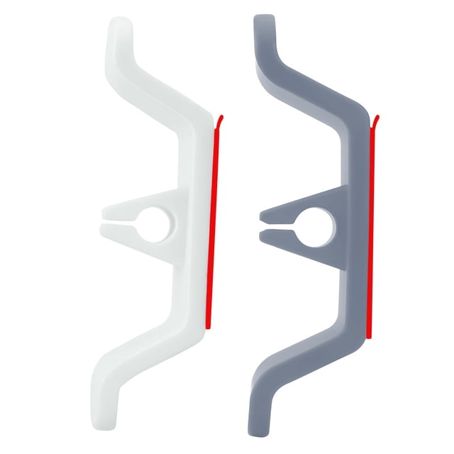 Enrollador de cable, envoltura de cable, hogar, Hotel, cocina, freidora de aire, tostadora, soporte de línea alámbrica, accesorios de Organizadores de utensilios de cocina 2 piezas blanco gris Bewildely HA063414-05