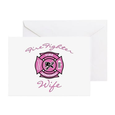 CafePress - Firefighter Wife - Greeting Cards (Pk of 10) Matte