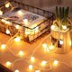 thumbnail image 1 of KAIYANG Luces de hadas de 5 m, luces de hadas multicolor, 50 bolas pequeñas, IP65 a prueba de agua, iluminación decorativa para interiores y exteriores que funciona con pilas, para el hogar, festival,, 1 of 4