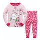 thumbnail image 1 of Pijamas de Navidad para niños y niñas, conjuntos de pijamas de manga larga con corazón de amor bordado, novedad, 1 of 2
