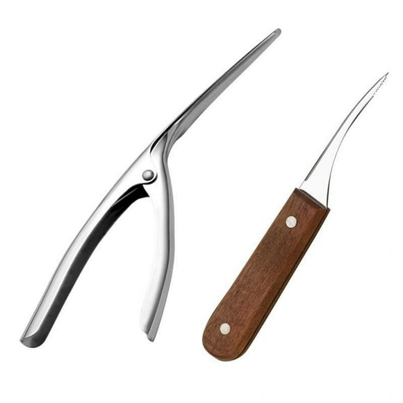 Stainless Steel Shrimp Peeler Cleaning Tools Opener Peeling Shrimp Intestines Sh