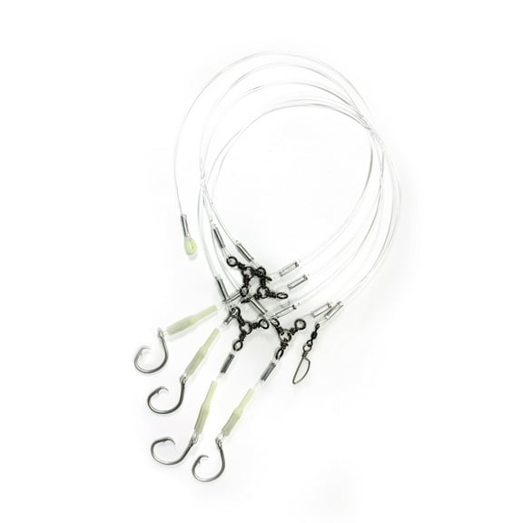 Rite Angler Deep Drop Grouper Snapper Rigs 8/0, 9/0, 10/0, 12/0, 4 Hooks, 300lb Test Monofilament, Saltwater, Offshore, Deep Sea Fishing