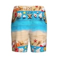 thumbnail image 2 of Haiem Boards and Beach Men's Pajama Short with Soft Woven Cotton Elastic Waistband Sleep Short-4X-Large, 2 of 9