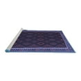 thumbnail image 2 of Ahgly Company Machine Washable Indoor Rectangle Oriental Blue Traditional Area Rugs, 8' x 12', 2 of 4