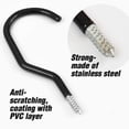 thumbnail image 4 of 10 Pack Standard Stainless Steel Bike Storage Hooks, 4 of 5