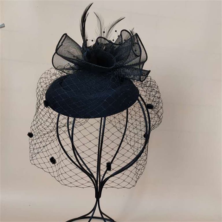 Audhol Soft Lace Veils Hats For Women Fascinators Womens 