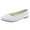 White, variant on Arch Support Dress Shoes for Women Ballet Flats Business Office Work Dress Shoes Comfortable Dressy Strap Shoes