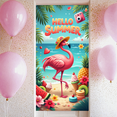 thumbnail image 6 of Tropical Flamingo Summer Beach Banner Ice Cream Floral Paradise for Party Decoration Kids Event Summer Gathering, 6 of 7