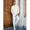 thumbnail image 6 of COOFANDY Mens Knit Sweaters Lightweight Regular Fit Crew Neck Sweater for Fall Winter, 6 of 7