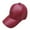 Wine Red, variant on Adjustable PU Leather Baseball Cap for Men Women