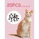 thumbnail image 1 of 20pcs Black Soft Pet Nail Caps For Scratch Protection And Beauty, 1 of 5