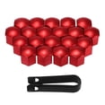 thumbnail image 4 of jiaping 3x20pcs Universal 17mm Wheel Nut Covers Lug Nut Caps Screw Protector Red, 4 of 9