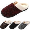 thumbnail image 6 of Oyedens Fuzzy Slippers for Women Indoor and Outdoor Fluffy House Shoes Memory Foam Bedroom Slippers Ladies, 6 of 7