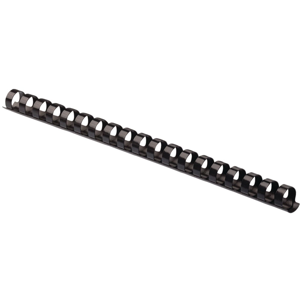 FELLOWES 52325 3/8' Plastic Binding Combs, 100pk (Black)