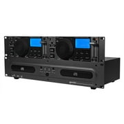 Gemini CDX-2250i Pro DJ Dual Two Deck Rack Mount CD/MP3 Media Player+2-Ch Mixer