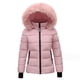 thumbnail image 2 of Chaqueta corta de algodón, abrigo de invierno para mujer, chaqueta de algodón, corte entallado, cuello de piel gruesa, chaqueta pequeña de algodón, 2 of 6