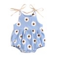thumbnail image 1 of Honeeladyy Ahorros Bebé Niña Bebé Tirantes Sin Mangas Mameluco Halter Mono Pantalones Cortos Overoles Conjuntos De Verano, 1 of 8