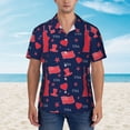 thumbnail image 2 of Haiem The Statue Of Liberty Printed Hawaiian Shirt for Men - Men’s Casual Beach Summer Shirts - Stretch Fabric with Modern Fit-X-Large, 2 of 7