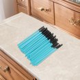 thumbnail image 5 of Unique Bargains 50 Pcs Disposable Eyelash Brush for Bathroom Black Light Blue Plastic Nylon, 5 of 5
