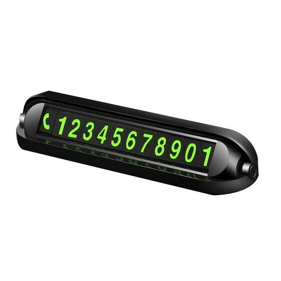 Drawer Type Car Number Plate, Magnetic Digital Numbers: Easy and Convenient One-Touch Show and Hide, Privacy Protection for All Vehicles (Small Size)