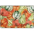 thumbnail image 4 of Dreamtimes Pumpkins Colorful Autumn Area Rug, 36"x24" Fall Harvest Non-Slip Washable Indoor Door Mat, Absorbent Floor Mat for Bedroom Kitchen Entryway Bathroom, 4 of 5