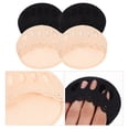 thumbnail image 4 of 4 pares de calcetines de media palma para mujer, calcetines invisibles para la parte delantera del pie, calcetines con dedos separados, 4 of 8