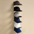 thumbnail image 4 of OnDisplay Luxe Acrylic Hat Rack Display - Wall Mounted Baseball Cap Organizer (Mirror), 4 of 7