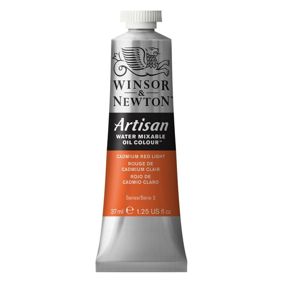Winsor & Newton Artisan Water Mixable Oil Color, 37ml, Cadmium Red Light