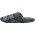 thumbnail image 2 of Static Footwear Mens Plaid Flannel Slippers, 2 of 7