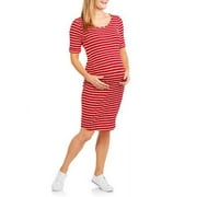 Oh! Mamma Maternity Short Sleeve Striped