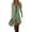 *1-Green, variant on Women's Western Style Puff Sleeve Dress,Ladies Lace-Up Front Ruched Flowy Midi Dress,Summer Country Concert Cowgirl Wear For Women,Pink,S-2XL