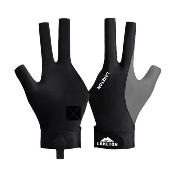 1pc Left Hand Billiards Glove Three Finger Snooker Glove Billiard Slip Non P0B5