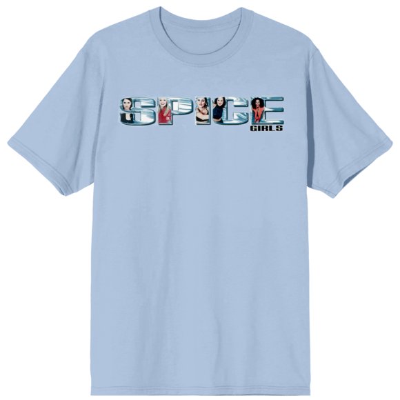 Spice Girls Logo Light Blue T-Shirt