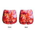thumbnail image 6 of Uemuo Autumn Maple Leaves Pattern Women's Athletic Shorts High Waisted Running Shorts with Liner Pockets Gym Elastic Workout Shorts-Small, 6 of 9