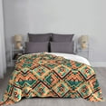 thumbnail image 6 of XMXT Throw Blanket, Aztec Tribal Geometric Print Machine Washable Blankets for Sofa, 40 x 30 inches Multicolor, 6 of 9