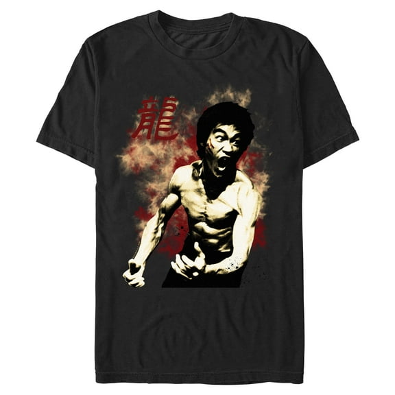 Mens Bruce Lee Angry Pose T Shirt