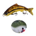 thumbnail image 4 of Cebo de pesca Baoblaze Multi articudo Trucha Swimbait Hard Crank - B B, 4 of 8