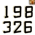 thumbnail image 4 of DVKOVI Solar Lighted House Numbers for Outside Light up LED Address Signs for Houses Backlit Illuminated Exterior C one Size, 4 of 5