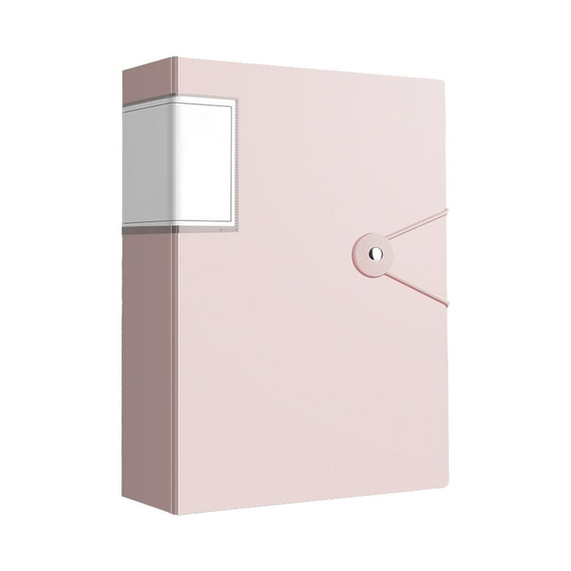 Btomtd Livre de Données A4 de 30 Pages, Dossier pour Partitions de Musique, Livre de Collection de Certificats, Livre de Rangement pour Feuilles de Test, Chemise à Inserts Transparents, Rose