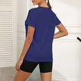 thumbnail image 6 of TODOZO Workout Tops for Women Loose Fit Breathable Lightweight Quick Dry Tennis Yoga Running Crew Neck Tee Athletic Tops for Women Tops for Women Summer Casual Ruffle Trim Sleeve T Shirts Bu1 Xl, 6 of 9