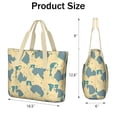 thumbnail image 3 of Tote Bag for Women - Border Collie Shoulder Bag - Large Utility Work Duffle Bag with Zipper Handbag for Travel, Work, Sprots, 3 of 5