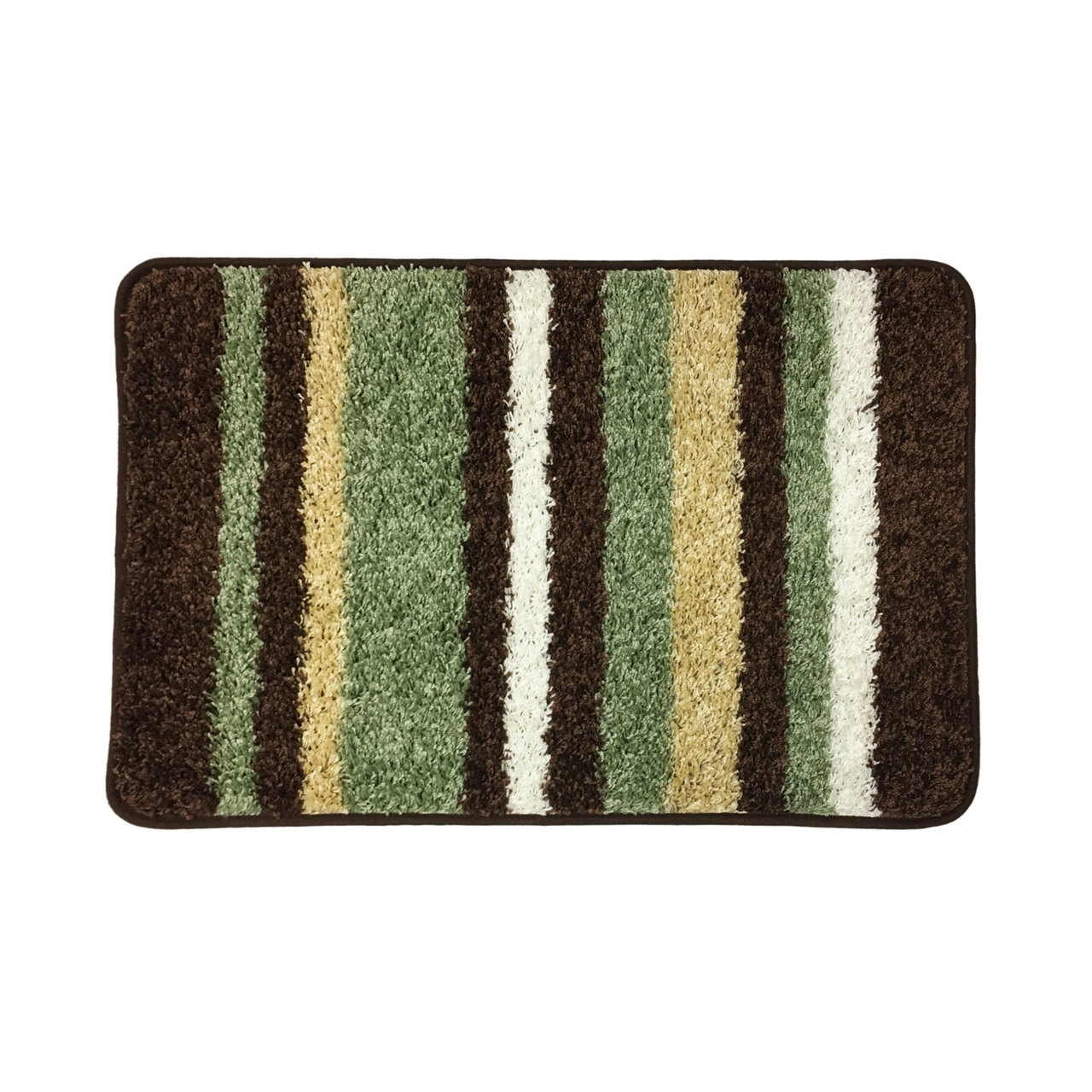 Abby Stripe Bath Rug, 1 pc Bathroom Mat, 20