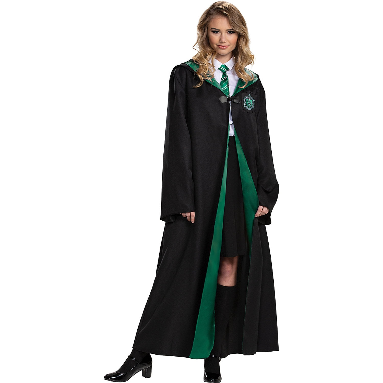 Disguise Licensed Harry Potter Slytherin Robe Deluxe Costume Child 107899