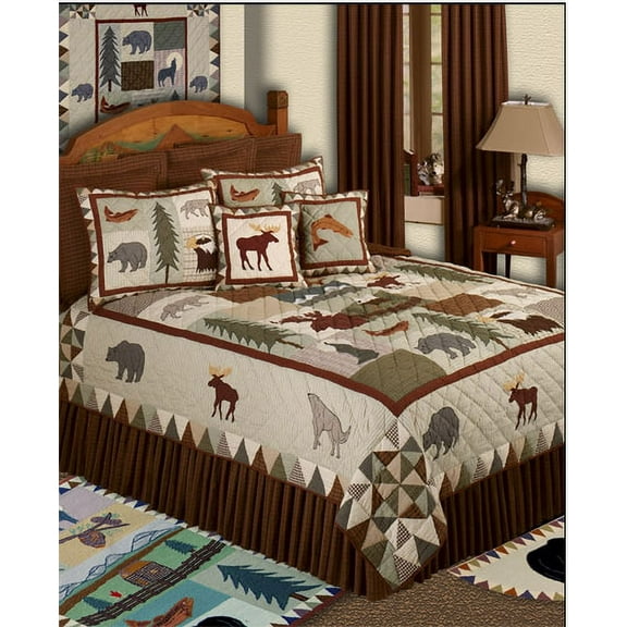 Patch Magic Quilts - Mountain Whispers Queen Quilt 85"W x 95"L