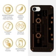 thumbnail image 4 of Case Yard Wooden Case for iPhone-SE Soft TPU Silicone cover Slim Fit Shockproof Wood Protective Phone Cover for Girls Boys Men and Women Supports Wireless Charging Cassette Design, 4 of 7
