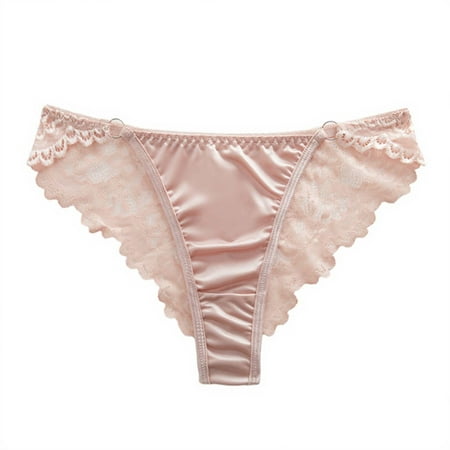 Womens Underpants Cute Panties for Women Sheer Panty Pink Womens Sexy Thongs S