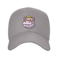 thumbnail image 2 of Hippo With Sunglasses Merch Sandwich Cap Unisex Adjustable Adult Baseball Caps Casquette Hats Flat Cap, 2 of 7