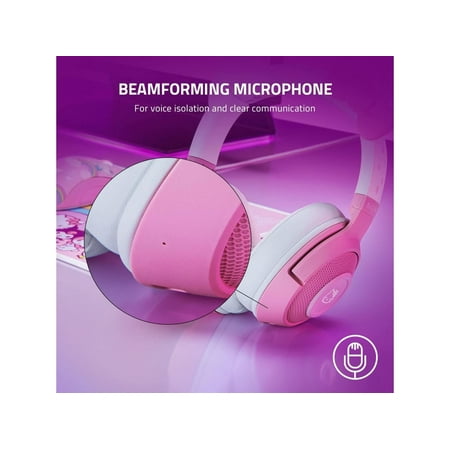 Razer - Kraken Hello Kitty Edition Wireless Gaming Headset - Pink